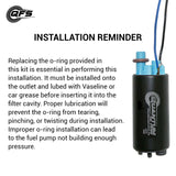 QFS INTANK EFI FUEL PUMP W/ 58 PSI REGULATOR FOR POLARIS RZR 1000 XP / MUD EFI 2014-2021