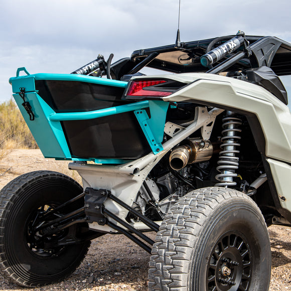 B2G Can Am X3 Rear Storage and Tire Rack