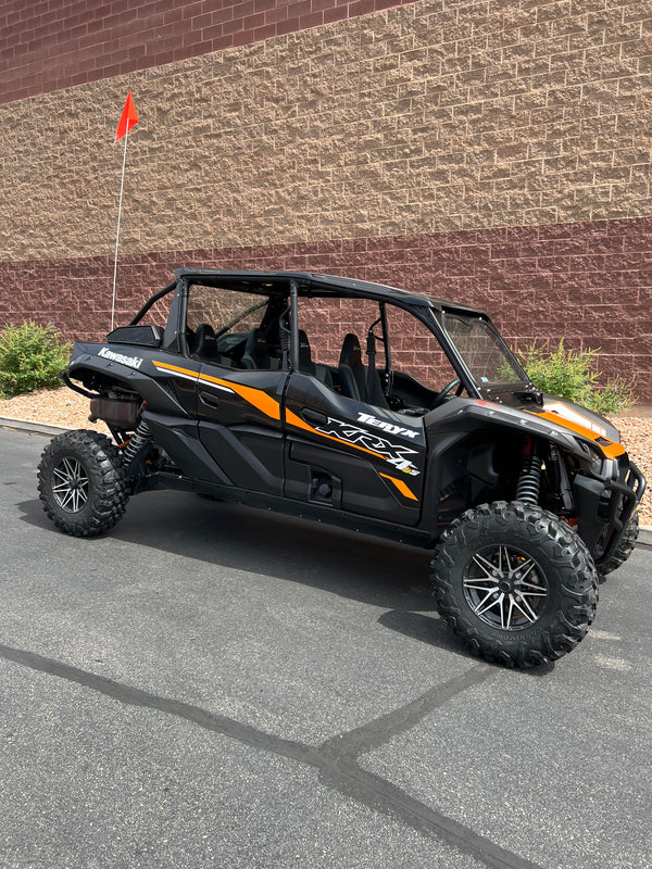 KAWASAKI TERYX KRX 1000 REAR GLASS WINDSHIELD 4- SEAT 2022+ - By