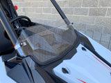 UTVZILLA Polaris RS1 Half Windshield with Billet Clamps, Polycarbonate Clear