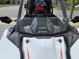 UTVZILLA Polaris RS1 Half Windshield with Billet Clamps, Polycarbonate Clear