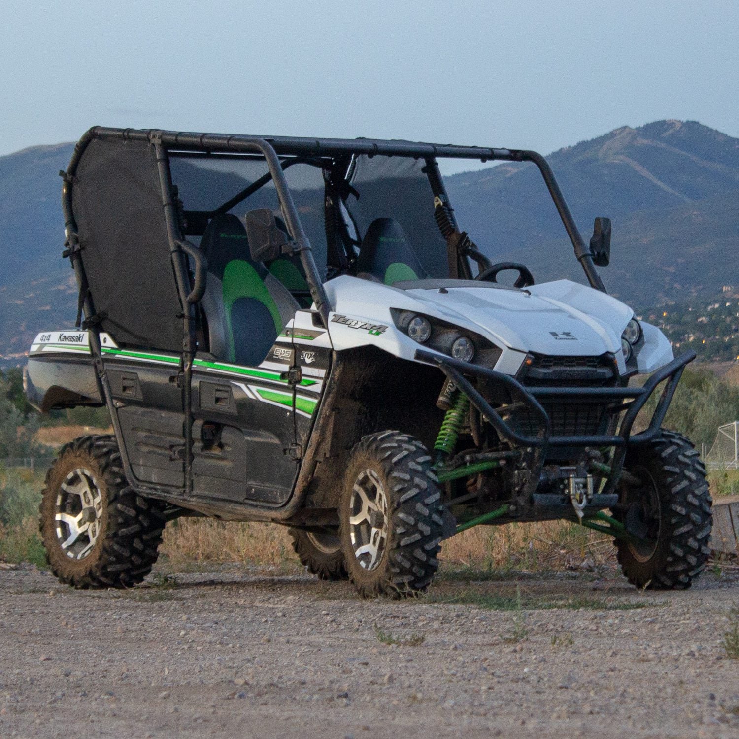 Motoroof Window Shade Nets – Rear Cab – Kawasaki Teryx4 – Pro UTV