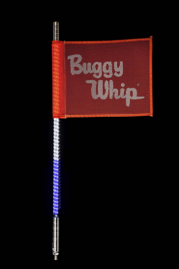RED WHITE & BLUE LED BUGGY WHIP® by Buggy Whip