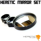 Heretic 4" Rear View Mirror Set