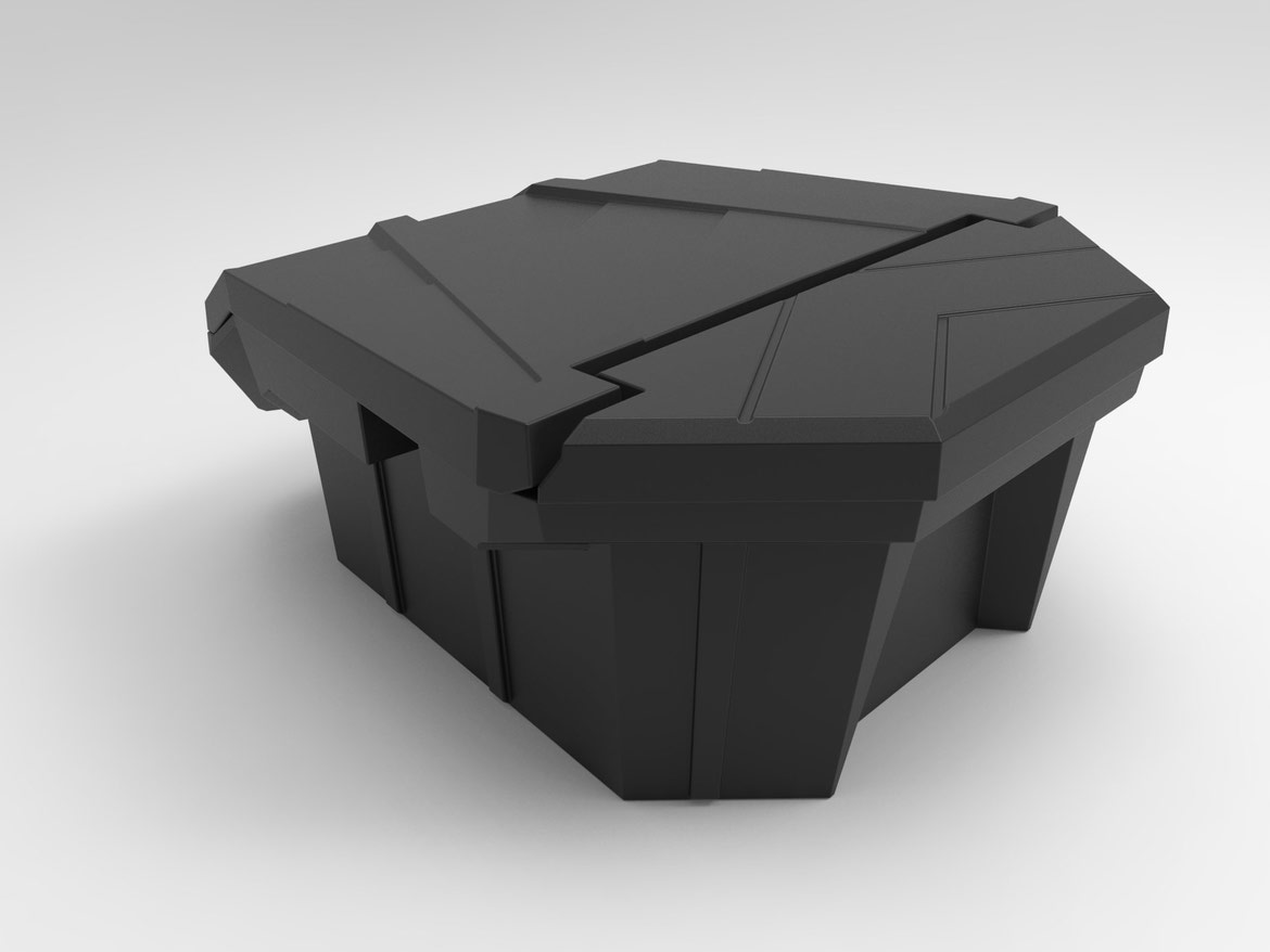 HIGHLANDS PXP Xtreme UTV Rear Cargo Box - Polaris RZR Pro XP/Turbo