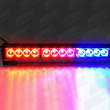 RACING REAR CHASE LED LIGHT BAR 36″ WITH STROBE BLUE AND AMBER LIGHTS by STV Motorsports