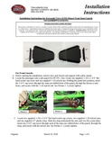 Trail Armor Kawasaki Teryx KRX iMpact Front Guards