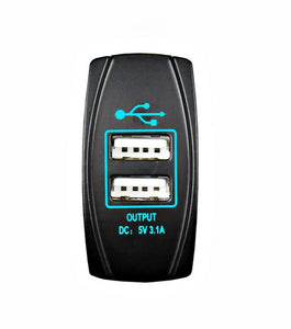 USB LASER ROCKER SWITCH by STV Motorsports