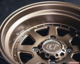 Vivid Racing Forged D15 Wheel Package Trail Can-Am Maverick X3 15x7 Satin Bronze