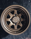 Vivid Racing Forged D15 Wheel Package Trail Can-Am Maverick X3 15x7 Satin Bronze