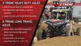 Demon X-Treme Heavy Duty Axles (XHD) for Can-Am Maverick X3 72" Front Smart Lock