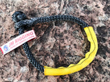 2 for $30 1/4" Black Soft Shackle Pure Dyneema SK78 w/Balastic Cordura Protective Sleeve by Jim Rigging