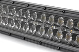 ROUGH COUNTRY 40-INCH CURVED CREE LED LIGHT BAR - (DUAL ROW | BLACK SERIES W/ COOL WHITE DRL)