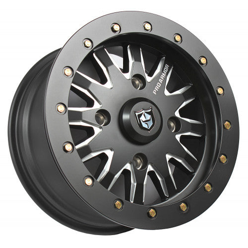 PRO ARMOR HALO MILLED BEADLOCK WHEEL - 15X7 - CanAm - 4x137 – Pro UTV Parts
