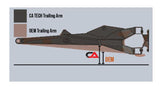 CA Technologies Polaris RZR Pro R Trailing Arms