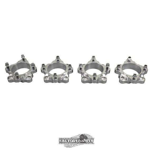 Four-Two Inch Machined Billet Aluminum Wheel Spacers by Factory UTV