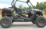 Trail Armor Polaris RZR S 900, RZR S 900 EPS, RZR 900, RZR 900 EPS TRAIL, RZR 900 XC and RZR S 1000 Full Skids with Slider Nerfs or Trimmed for Polaris Kick Out Steel Rock Sliders