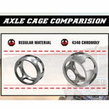 Front Left/Right Heavy Duty Axle for Polaris Brutus, Ranger, Military, RZR by Demon Powersports.