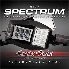 Spectrum ULTIMATE LIGHT / MIRROR with Universal Clamp by Sector Seven