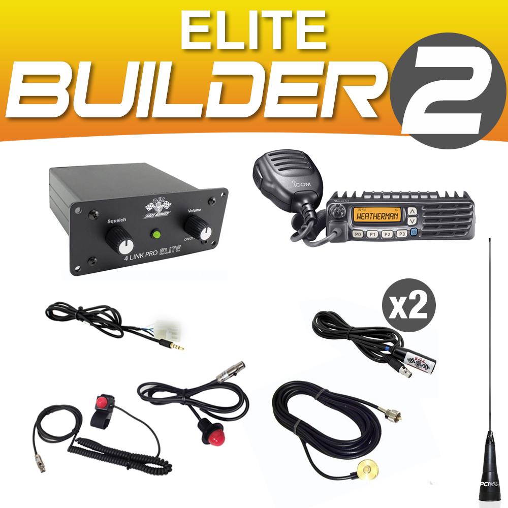 Elite Builder 2 (2 Person intercom and radio kit) by PCI Race Radios ...