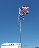 Collapsible Flagpole 16' - By Poles and Holders