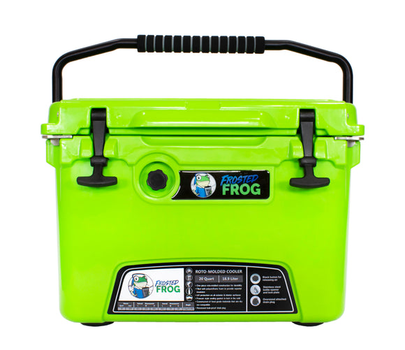 Frosted Frog 20QT Cooler – Original Green, 20QT