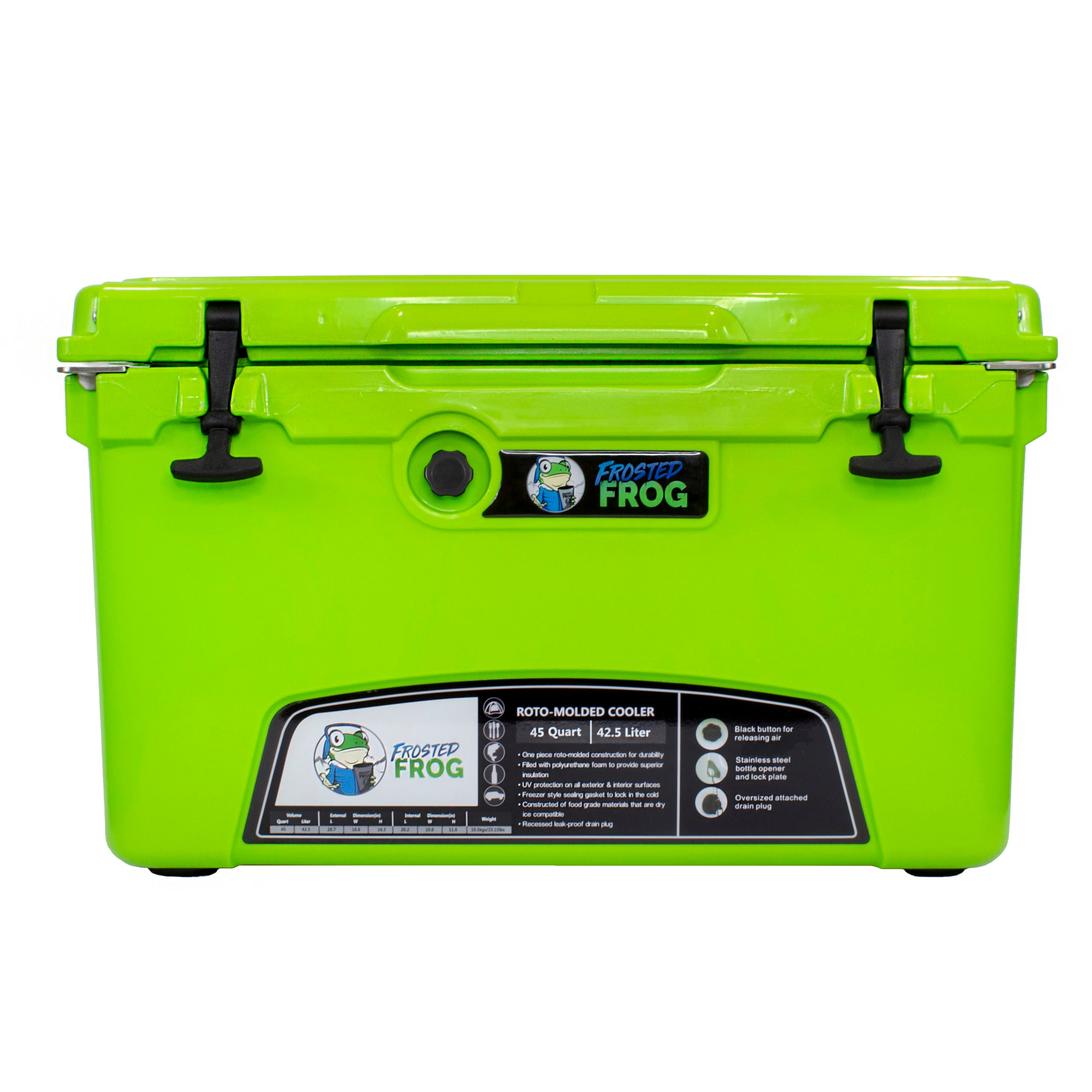 Frosted Frog 45QT Cooler – Original Green, 45QT – Pro UTV Parts