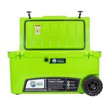 Frosted Frog 70 QT Cooler with Wheels – Original Green, 70QT
