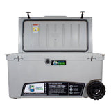 Frosted Frog 110 QT Cooler with Wheels – Cool Gray, 110QT