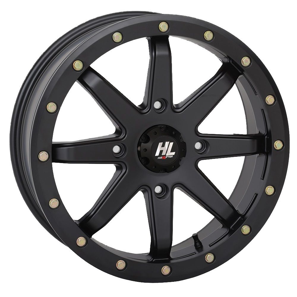 High Lifter HL9 Beadlock ATV/UTV Wheel - Matte Black (4/137) - Can
