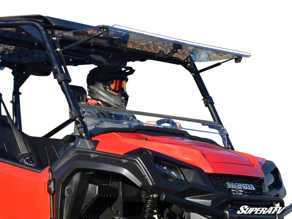 プ*p様 【希少】スーパーカー / HIGHVISION(ハイヴィジョン） アナ Super ATV HONDA PIONEER 1000 SCRATCH-RESISTANT FLIP WINDSHIELD