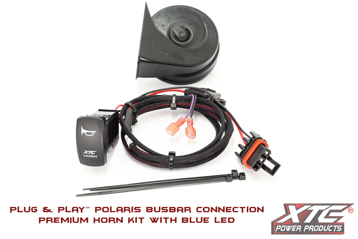 Polaris Plug and Play New Busbar Horn Kit, Laser Engraved Rocker