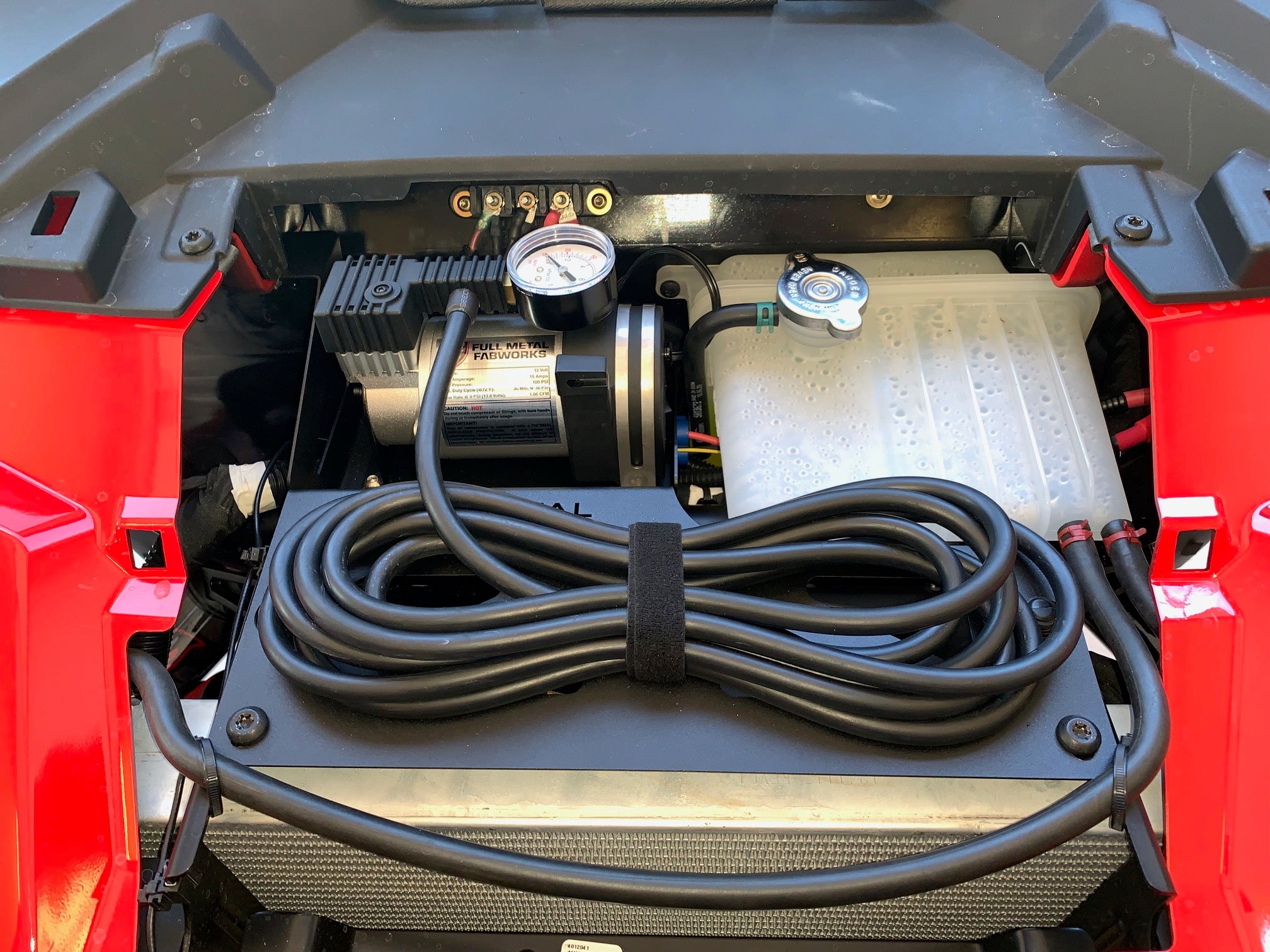 【ari様】E190 エンボッサープレート(5,900) Adventure Air On-Board Compressor Kit for Polaris Turbo S by Full