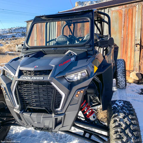 Bent Metal 2019+ RZR XP 1000/TURBO VENTED WINDSHIELD WITH D.O.T STAMP