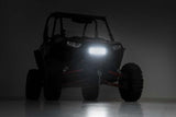 Rough Country GRILLE KIT 10" BLACK SLIMLINE LED PAIR | POLARIS RZR XP 1000/RZR XP 4 1000 (14-22)