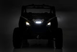 Rough Country LED LIGHT COWL MOUNT | 6" BLACK SLIMLINE | CAN-AM MAVERICK X3 (17-22)
