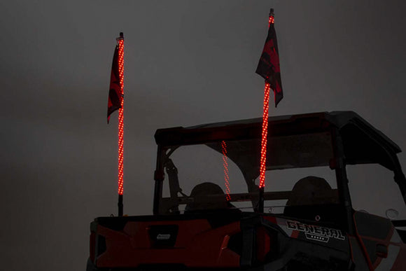 Rough Country MULTI-FUNCTION UTV LED WHIP LIGHTS W/ REMOTE CONTROL
