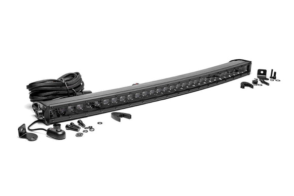 ROUGH COUNTRY 30-INCH CURVED CREE LED LIGHT BAR - (SINGLE ROW | BLACK SERIES)