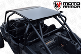Moto Armor Aluminum Roof/Top (With Sunroof) RZR Turbo S 4 Seat Black