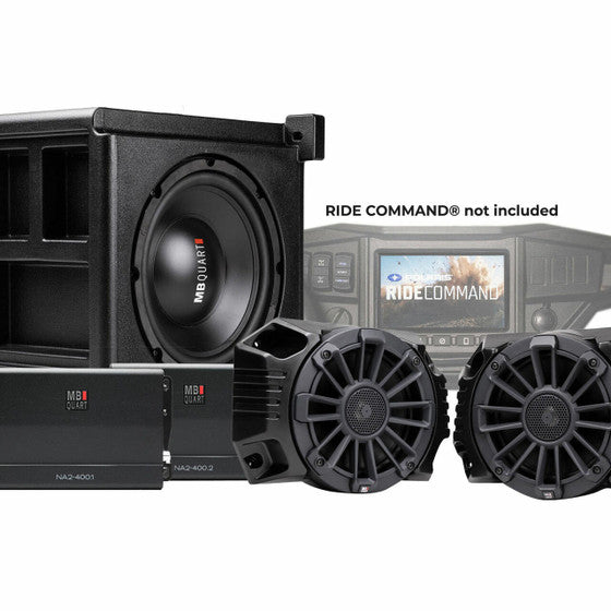 MB Quart Polaris Ranger Tuned Audio System for Ride Command (Stage 3)