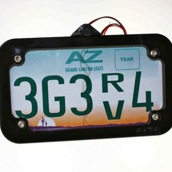 Tube Mounted License Plate Frame by Axia Alloys