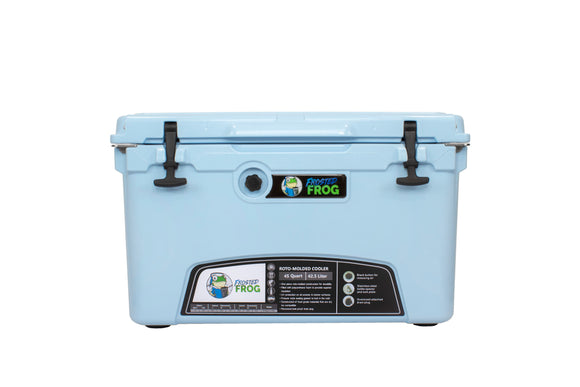 Frosted Frog 45QT Cooler – Ocean Blue, 45QT