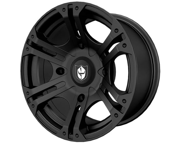 Pro Armor Sixr Matte Black Front 14 x7 (156) - Polaris
