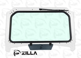 Black Vented Glass Windshield for 2019+ RZR with Wiper by UTVZILLA