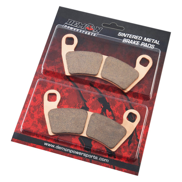 Can-Am Maverick X3, X3 Max Heavy Duty All Metallic Sintered Brake Pads by Demon Powersports