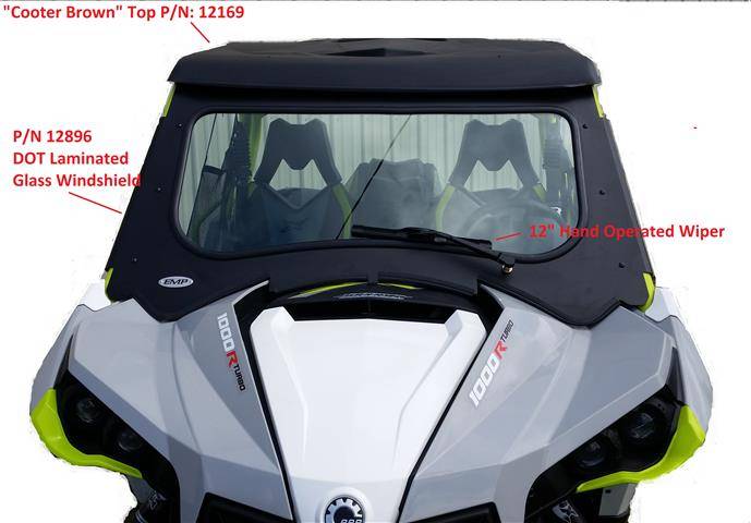 EMP Can-Am Maverick Laminated Glass Windshield – Pro UTV Parts