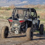 MotoRoof Rear Window Split Back – Polaris RZR – 2/4 Door – Black