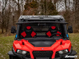 SUPERATV POLARIS GENERAL XP 1000 SCRATCH RESISTANT FLIP WINDSHIELD