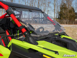 Super ATV POLARIS RZR TURBO R SCRATCH-RESISTANT FLIP WINDSHIELD
