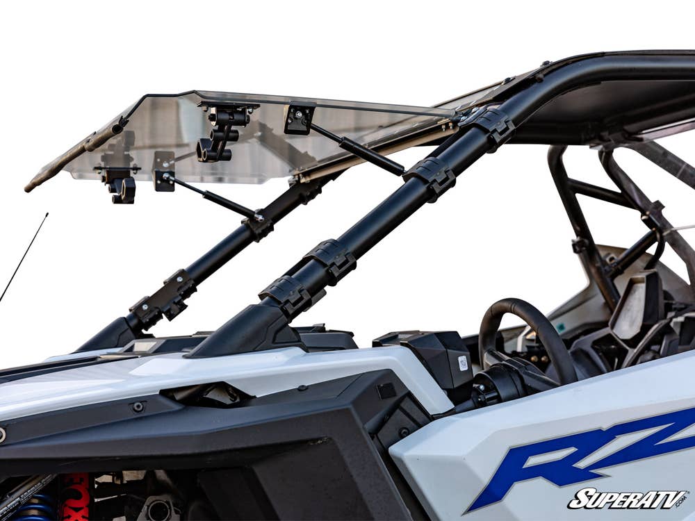 SuperATV POLARIS RZR PRO XP SCRATCH RESISTANT FLIP WINDSHIELD